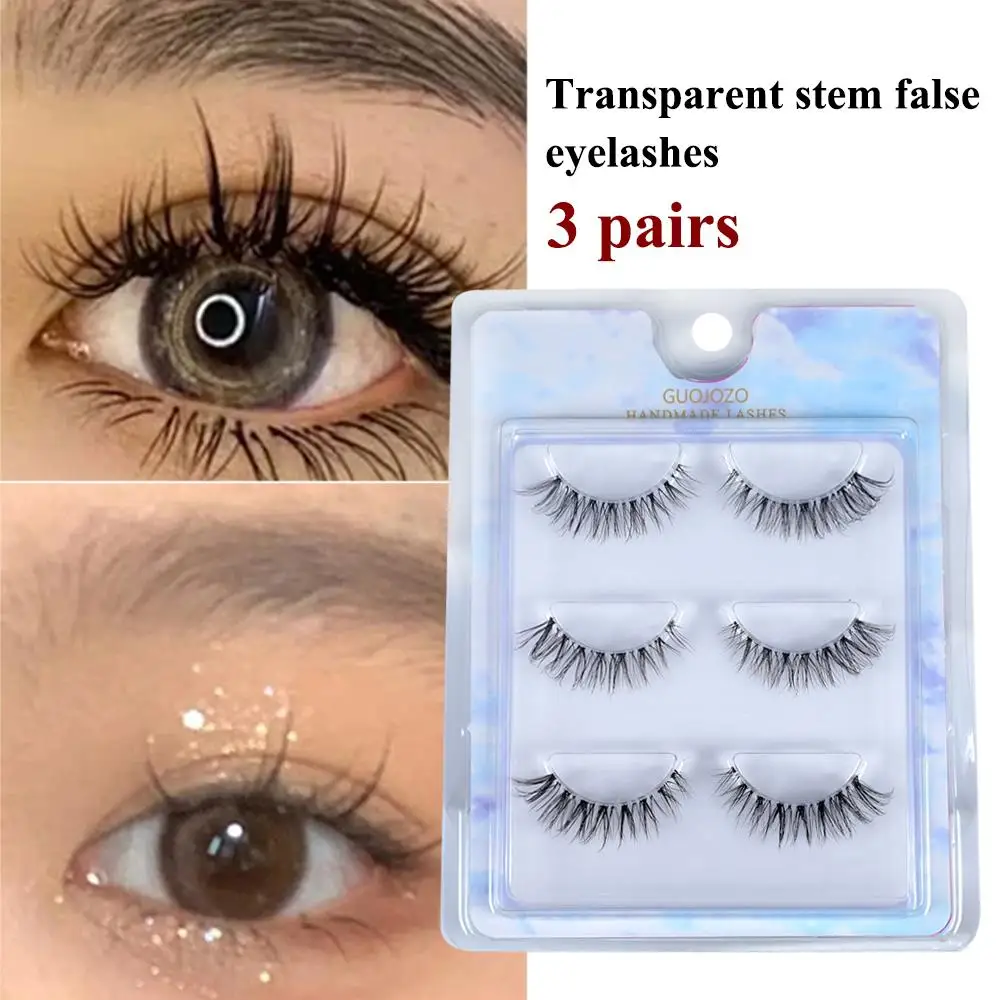 

Cross Curling Lash Natural Fairy False Eyelashes Lash Extension Little Devil Lash Cluster Daily Eye Makeup Item Long Lash