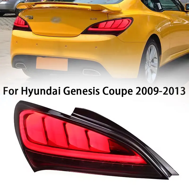 Tail Light For Hyundai Genesis Coupe 2009-2012 автомобильные товары Rear Lamp Hella LED Lights Car Accessories Taillights