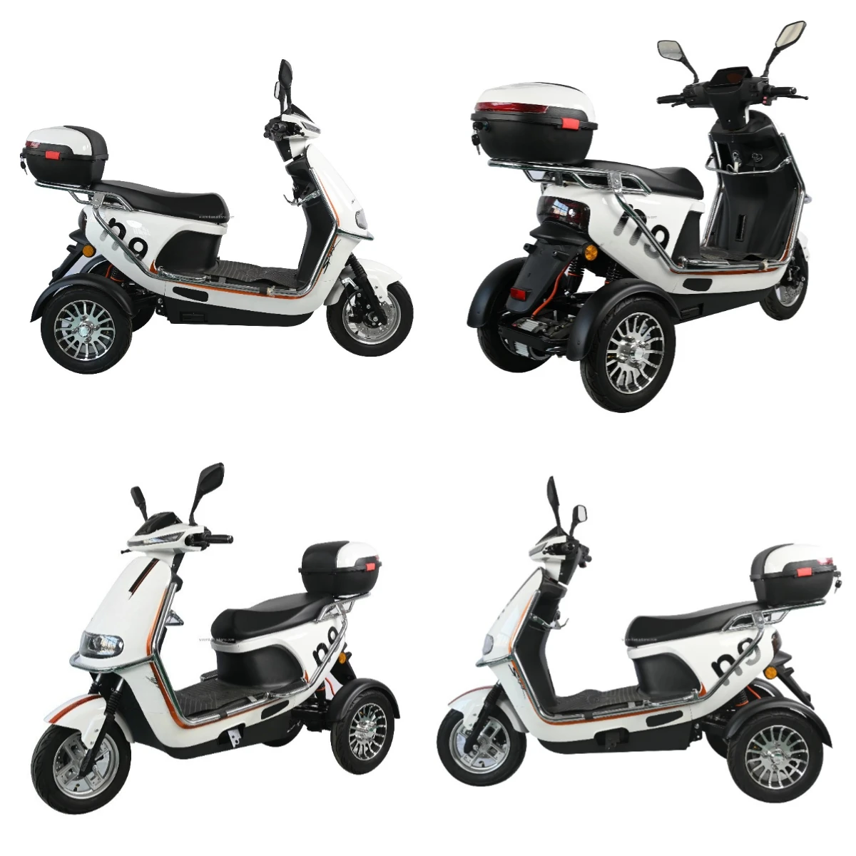 STLF High Quality 1000W/2000W Electric Tricycle Scooter Open Body 3-Wheel Hot Sale 60v Voltage Product