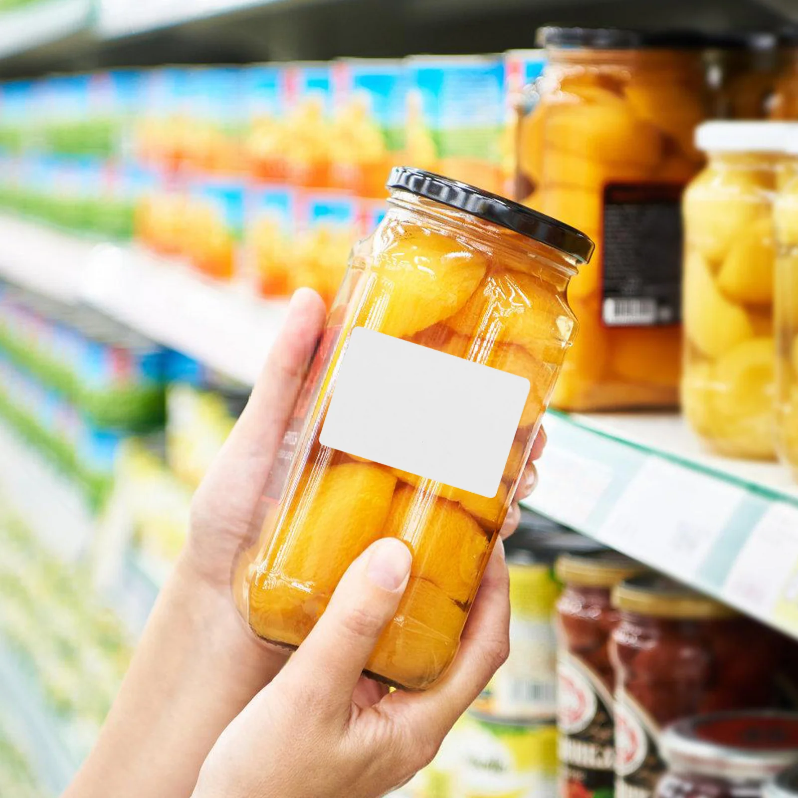 

1 Roll Waterproof Oil Resistant Thermal Labels for Shipping Address Price Name Tags Self Adhesive Sticky Label Roll Stickers