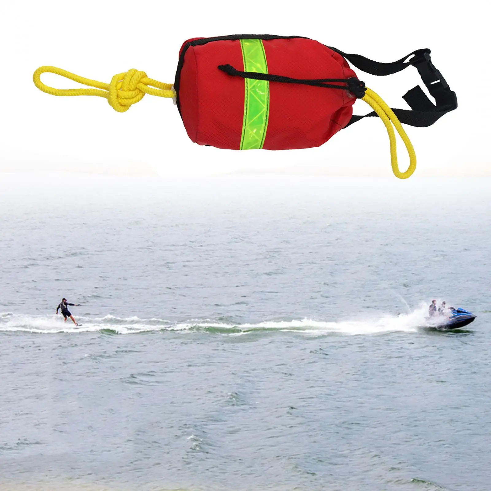 

Rope Throw Bag Throw Bag 21M Length Portable Throw Bag for Water Rescue with
