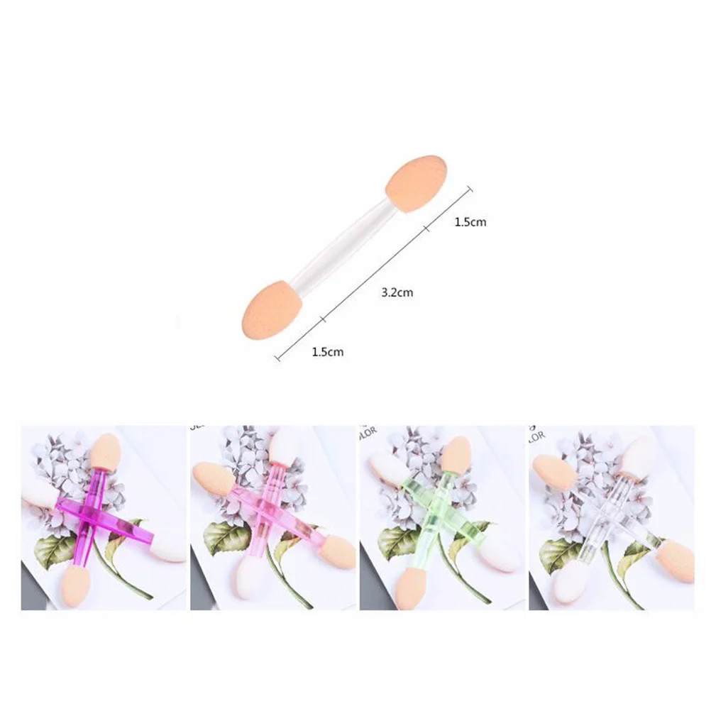 Eye Shadow Applicator Sticks แปรงอายแชโดว์แต่งหน้าแบบพกพารูปไข่เครื่องมือผู้หญิง Miss