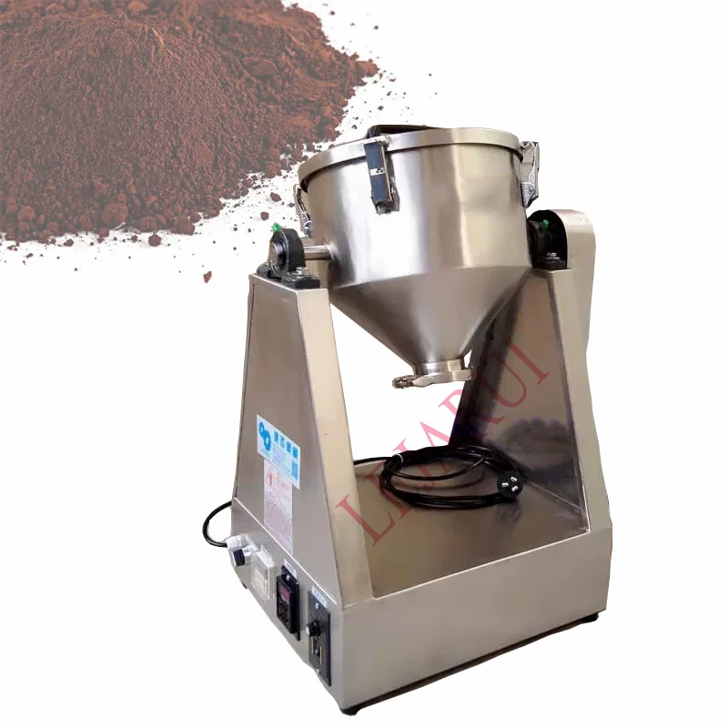 

Commercial 5kg Stand Dry Powder Blender Granule Seasoning Mixer Gourmet Powder Mixing Machine