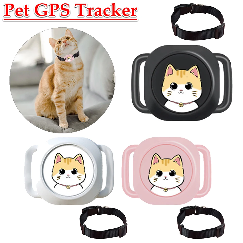 Smart GPS Tracker For Cats Dogs Real-Time Pets GPS Tracker Mini Waterproof Gps Tracker Collar For Apple Findmytag Tracking Tool