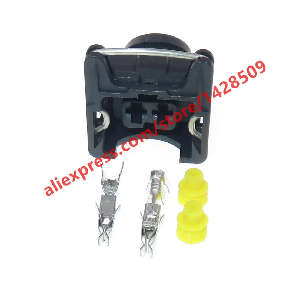 1 Set EV1 Female Fuel Injector Connector Auto Spray Nozzle/Oil Car 2 Pin Electrical Wire Automobile Connectors For Cars
