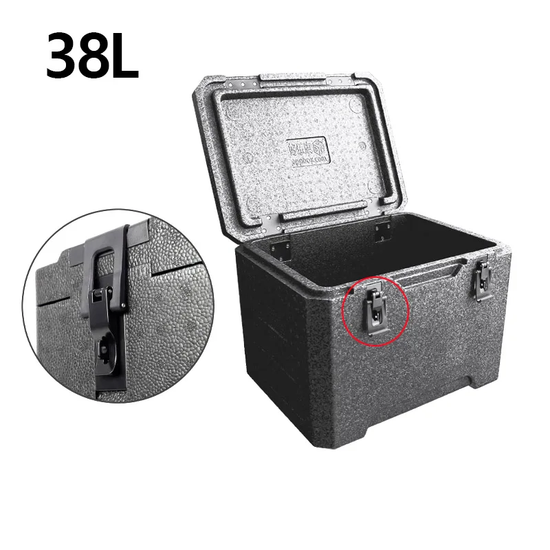 

38L / 53L EPP Insulation Box Large Outdoor Camping Cooler Cooling Case Drink Food Storage Seatable Super Light Weight 1.8kg Warm