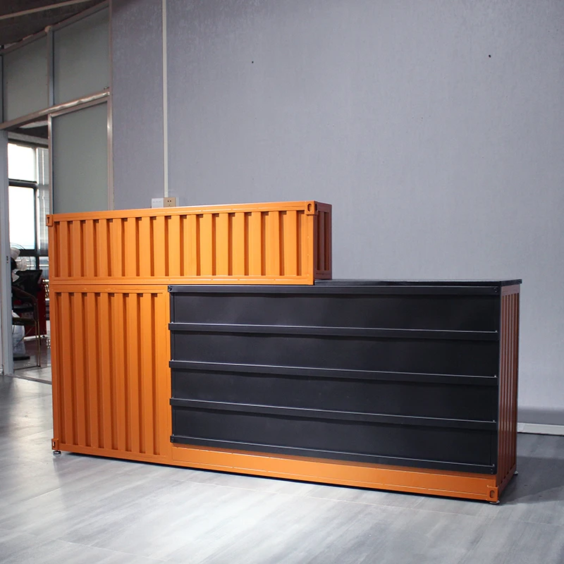 Industrial retro cash register, front desk, bar, bar counter, creative corner counter, restaurant, bubble tea shop, reception