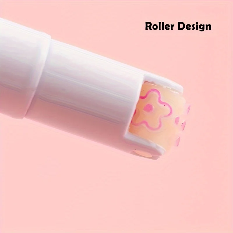 6 stks/set Kawaii Bloem Lijn Vorm Markeerstift Roller Tip Curve Liner Marker Kawaii Koreaanse Briefpapier School Kantoorbenodigdheden