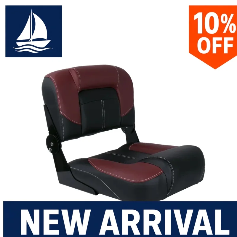 Waterproof Foldable Boat Seat UV Resistant Marine Captain Chair Speedboat Fishing Passenger Seat Outdoor Yacht Accessories