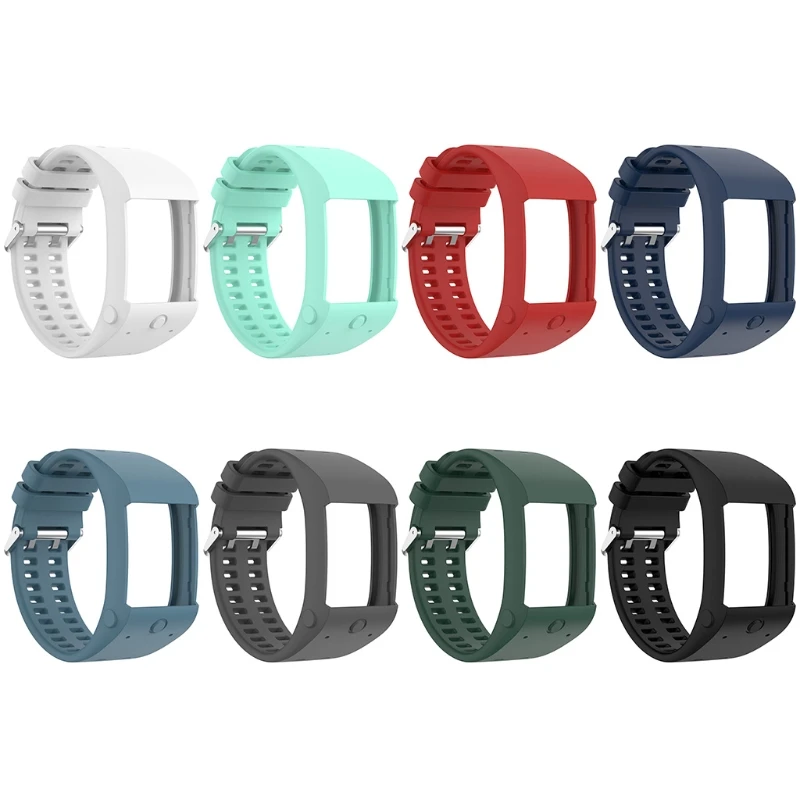 

Silicone Wristband Straps Replacement Watchband Bracelet M600 Watch