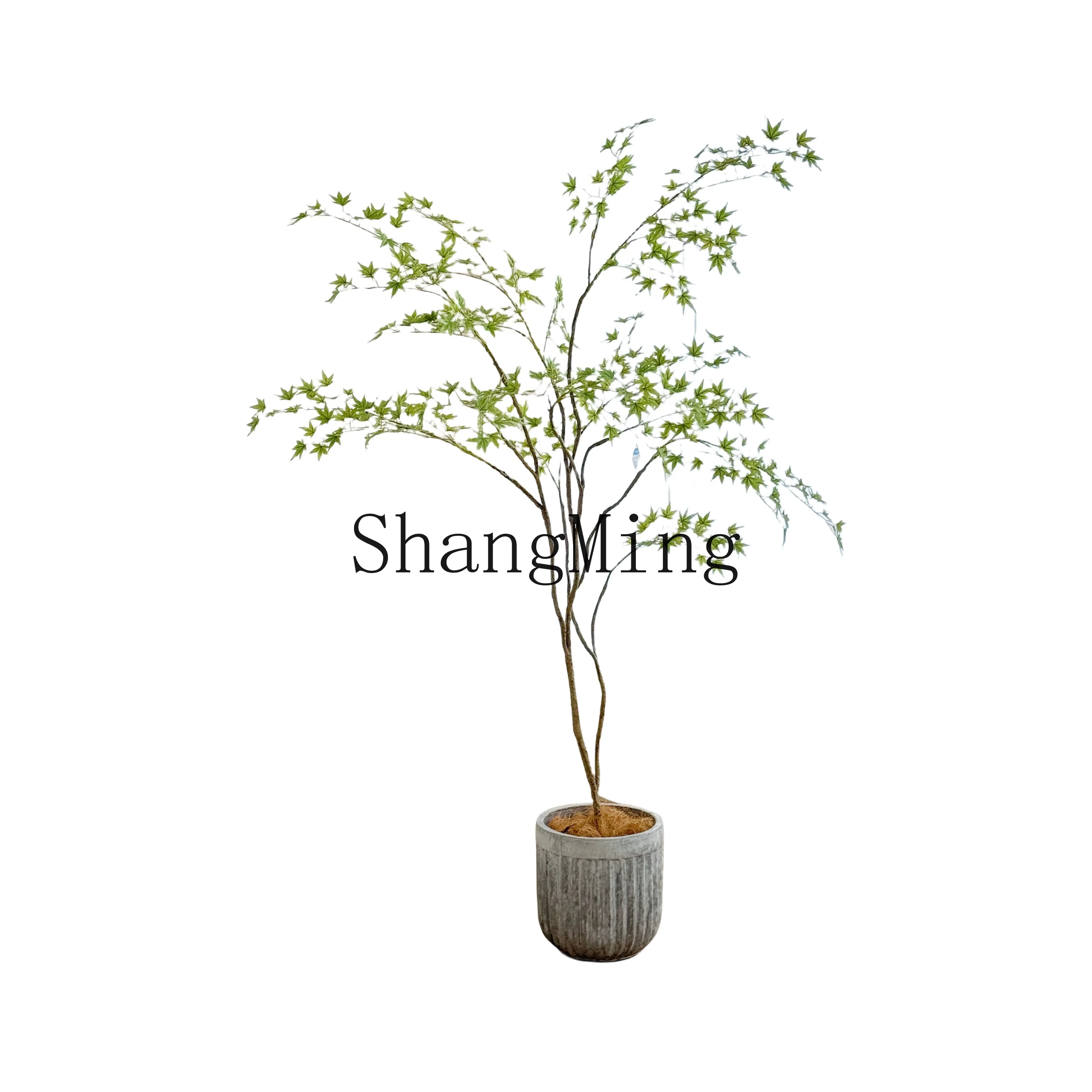 

CL cream wind simulation green plant Nantian bamboo indoor living room home landscaping decoration live stream fake plant tree