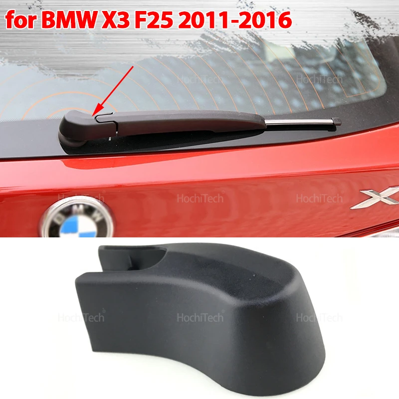 Windshield Windscreen Rear Wiper Arm Washer Cover Cap Nut for BMW X3 F25 2011 2012 2013 2014 20105 2016 61627161030 Accessories