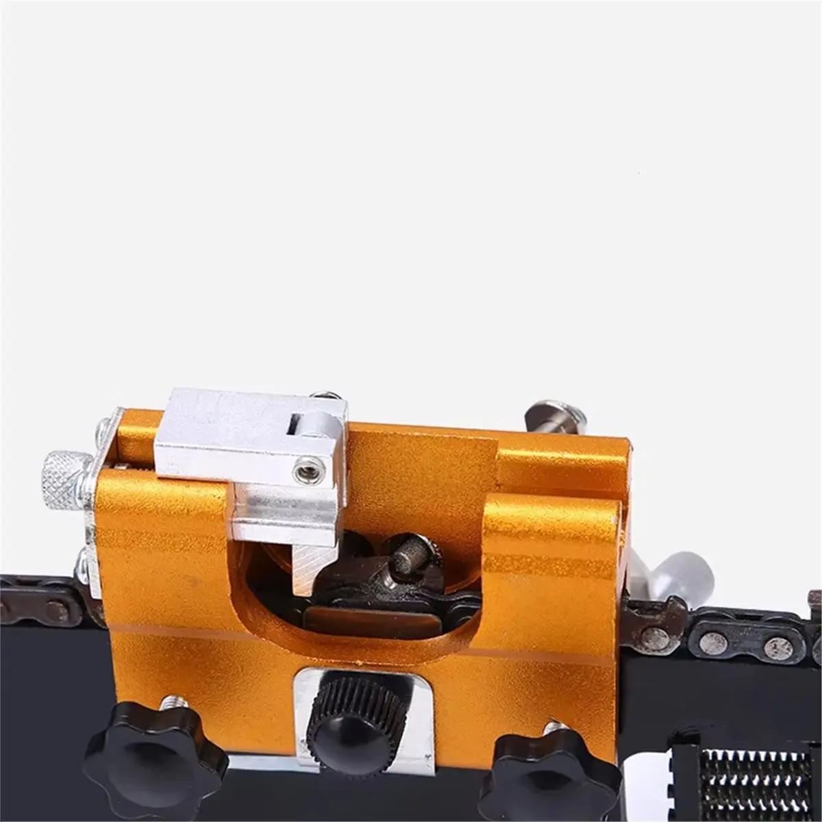 Portable Handheld Chainsaw Chain Grinder - Aluminum Alloy Chain Grinding Tool for Home Use
