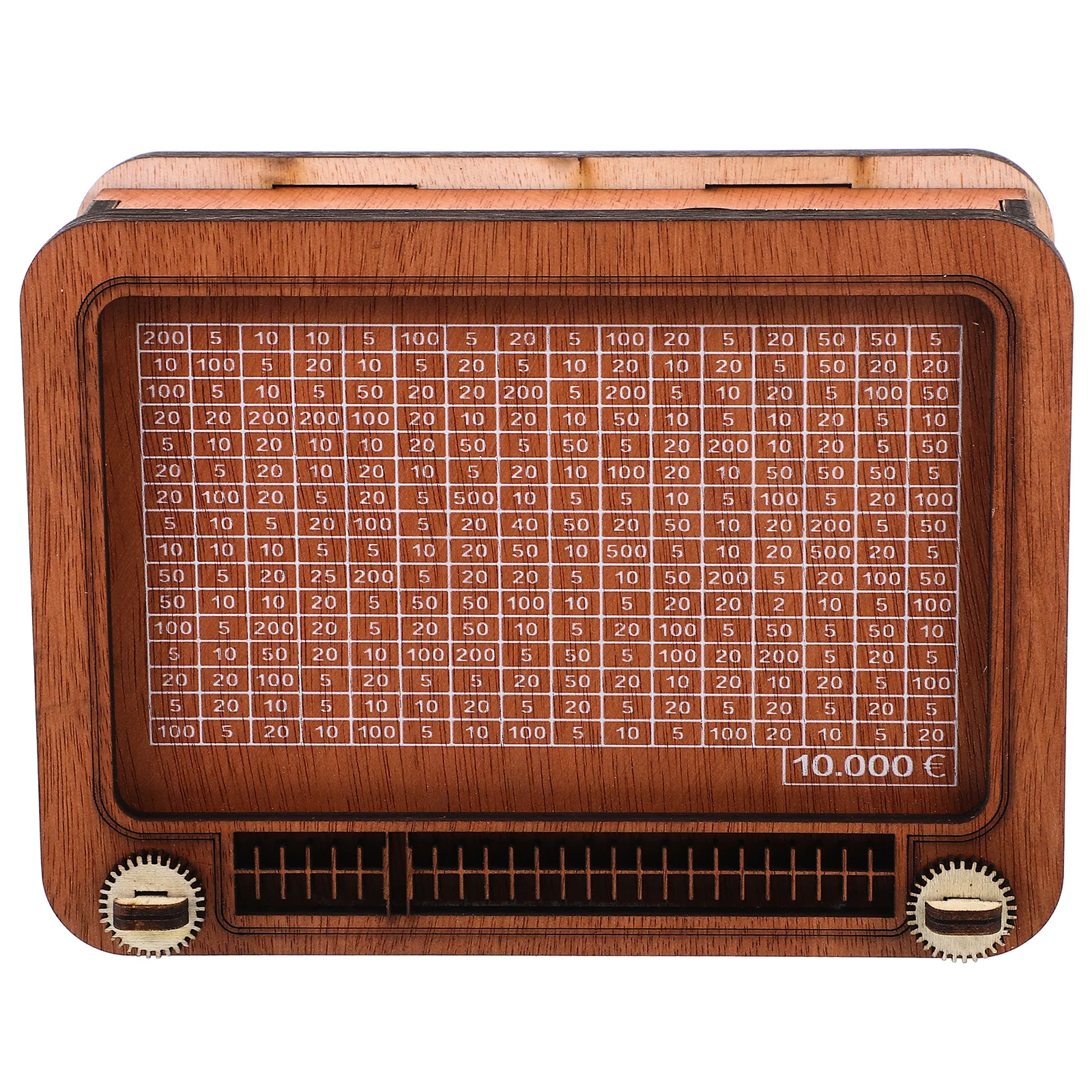 Creative Design Wooden Radio Saving Pot Exquisite Coin Holder for Home Decor Use Wooden Money Box Coin Bank Wood Money Box