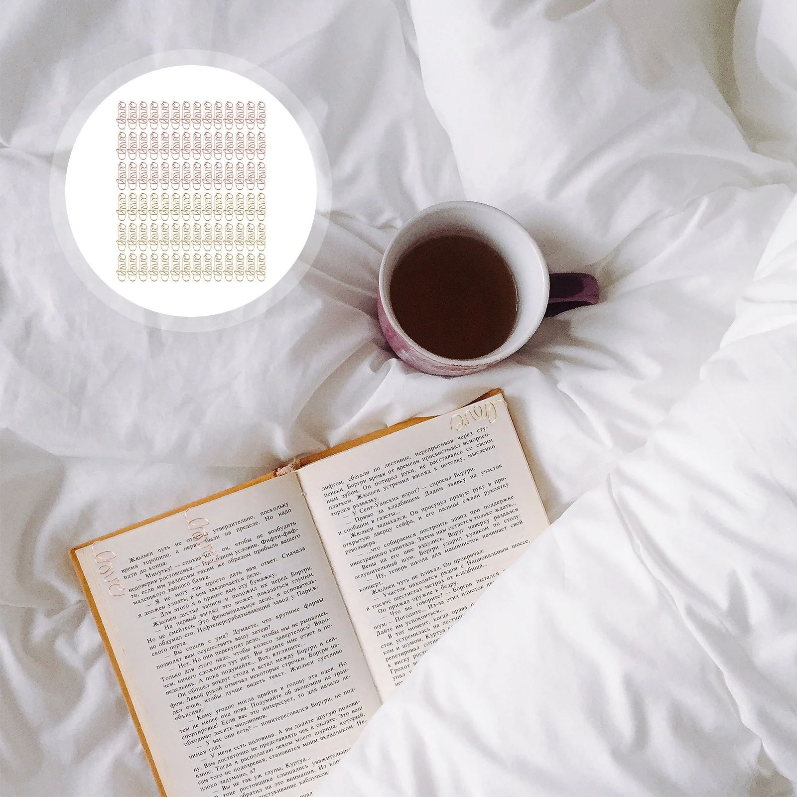 

100Pcs Small Metal Love Shape Paper Clips Paperclip Holder for Office School Wedding Party Decorative Rose Gold Fun Clips