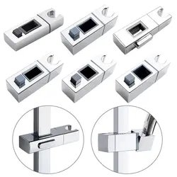 Square Pipe Bathroom Shower Head Holder Adjustable Shower Slide Bar Replacement Rack Riser Rail Bracket Hardware Bath Accessory