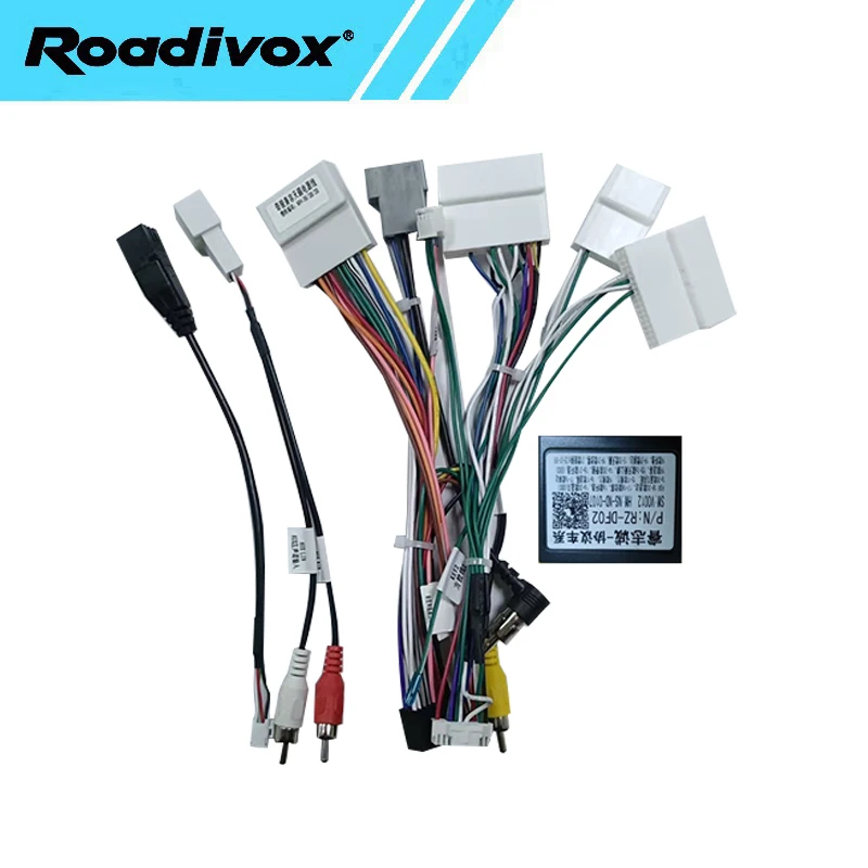 Car Radio Wire Harness Power Adapter Canbus For Nissan Navara NP300 16pin Android Stereo Video GPS ISO Cable Connector