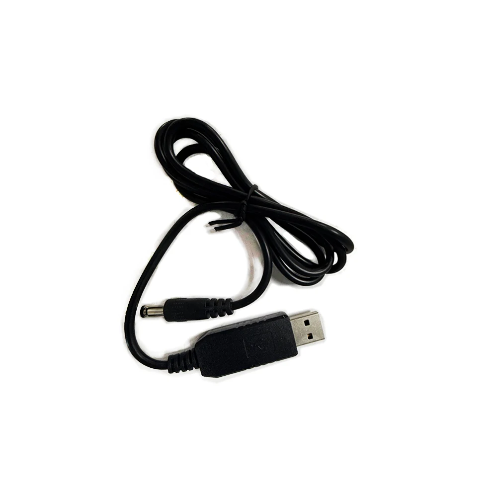 USB 전원 부스트 라인 DC 5V to DC 9V / 12V 승압 모듈 1M USB 컨버터 어댑터 케이블 2.1x5.5mm 플러그 (아두이노 WIFI용)