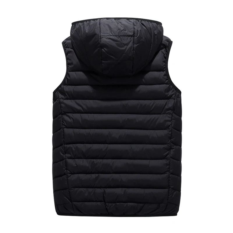 Women\'s Loose Winter Vest Solid Hooded Zipper Pockets Ladies Coats Casual Sleeveless Jackets Waistcoat for Female 2021 Fashion