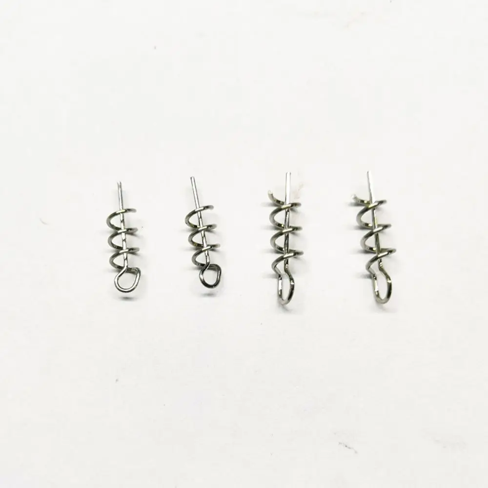 100pcs Soft Lure Baits Flat Head Lock Needle Spot Road Sub Spring Lock Needle Micro Object Lock Needle Fishing Gear Supplies