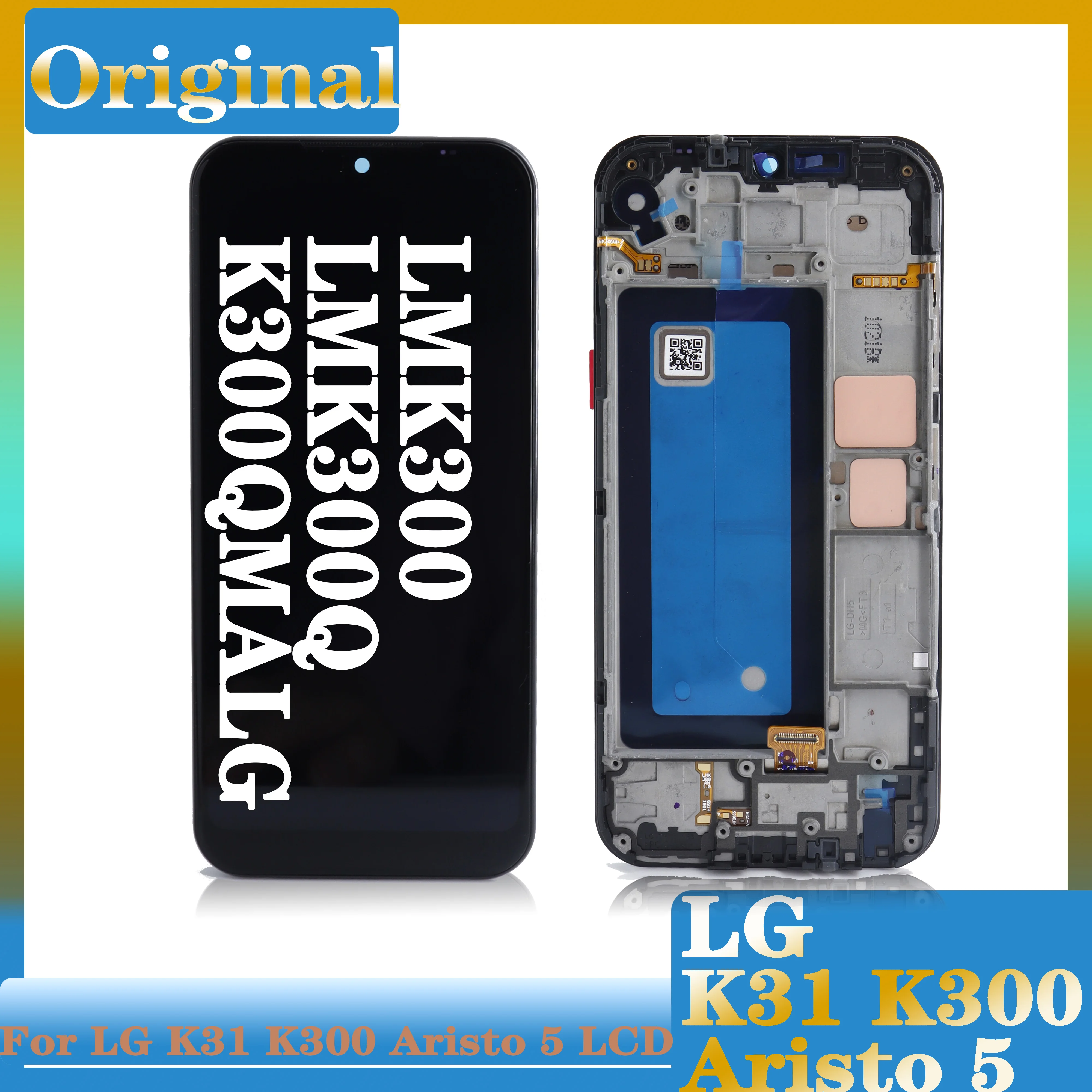 

5.7''Original For LG Aristo 5 LM-K300Q LMK300 LGL355DL K31 LCD With Frame For LG K300 LCD Screen Display Touch Screen Digitizer