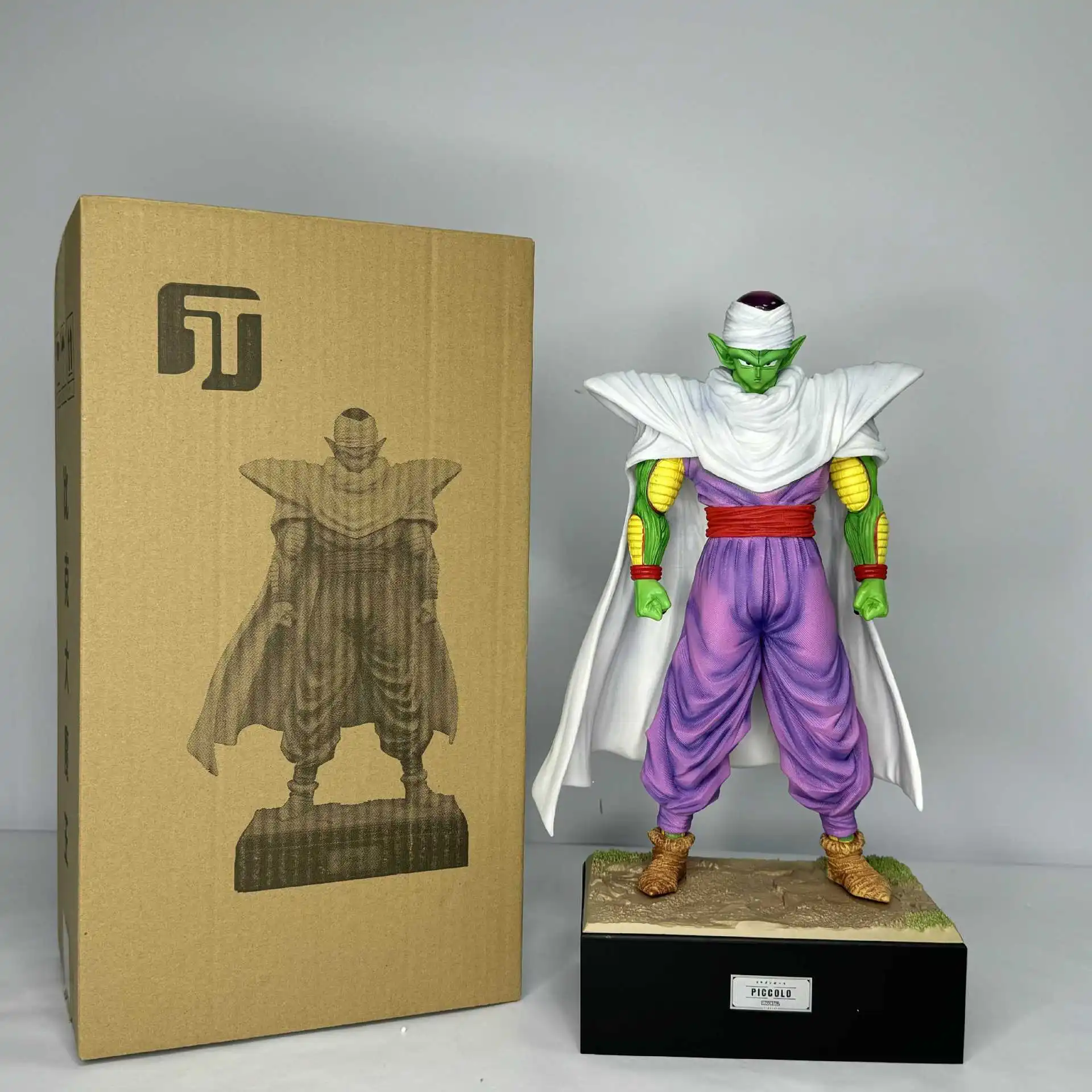 37cm Dragon Ball Gk Unlimited Z Warrior Piccolo Goku Super Saiyan Figure Model Ornament Anime Peripheral Toy Kids Xmas Gift