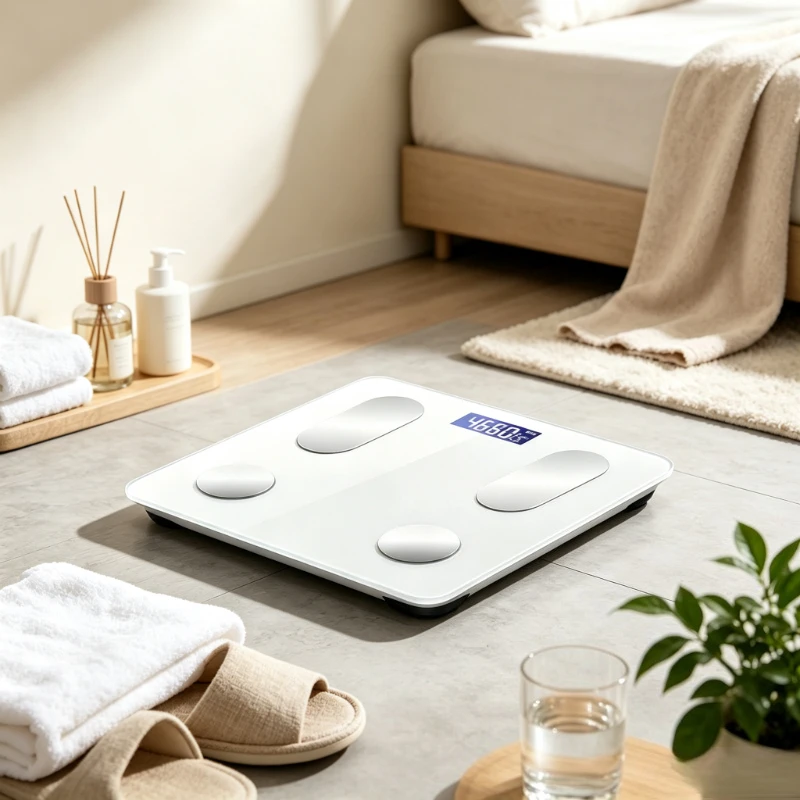 Smart Body Fat Scale Digital App Connected Weight Scale with Large Glass Platform for Home Fitness Health Tracking 체지방 체중계