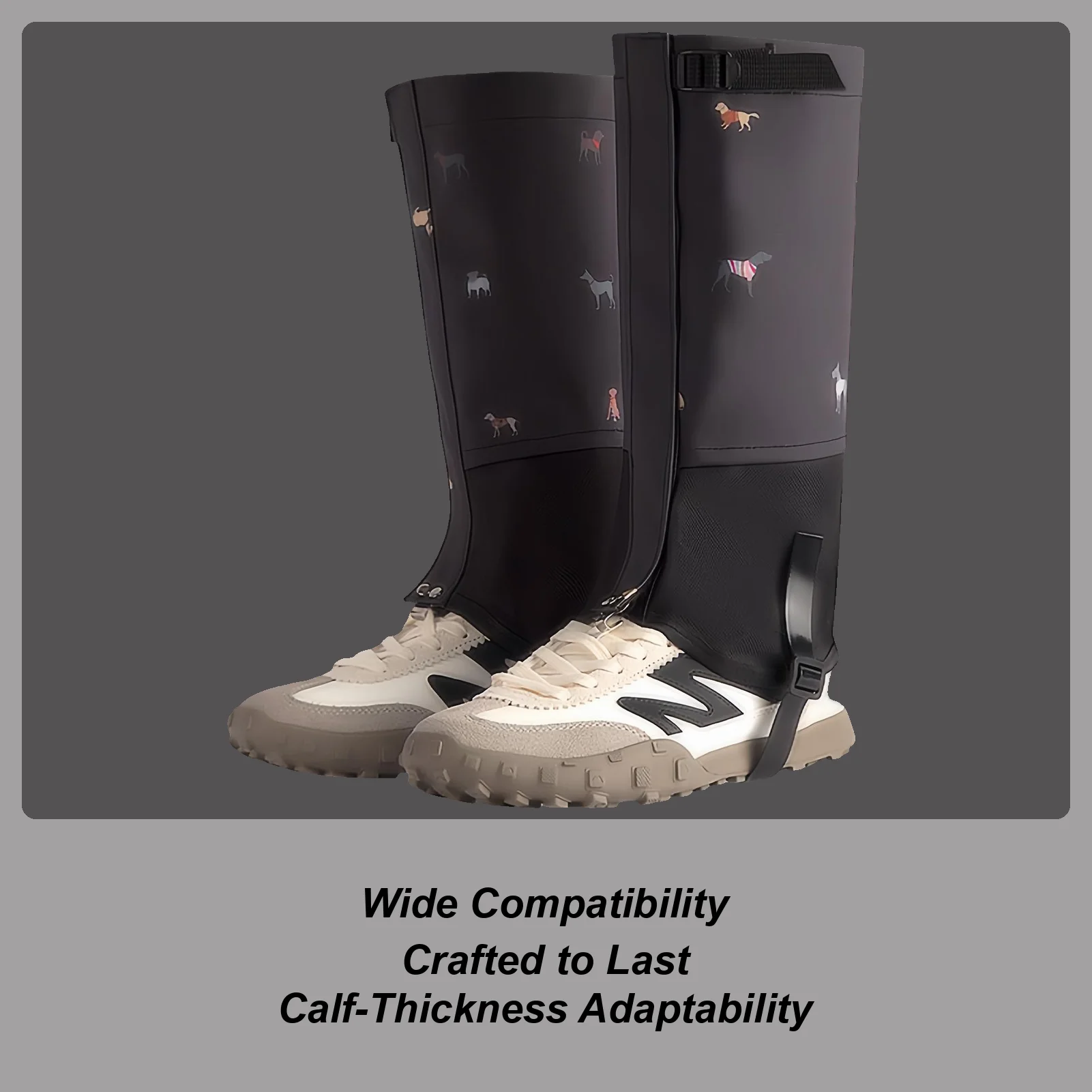 

Гетры для ботинок, регулируемые нескользящие защитные чехлы, детские походные гетры для снега для мальчиков и девочек, молодежные альпинистские мотоциклетные гетры