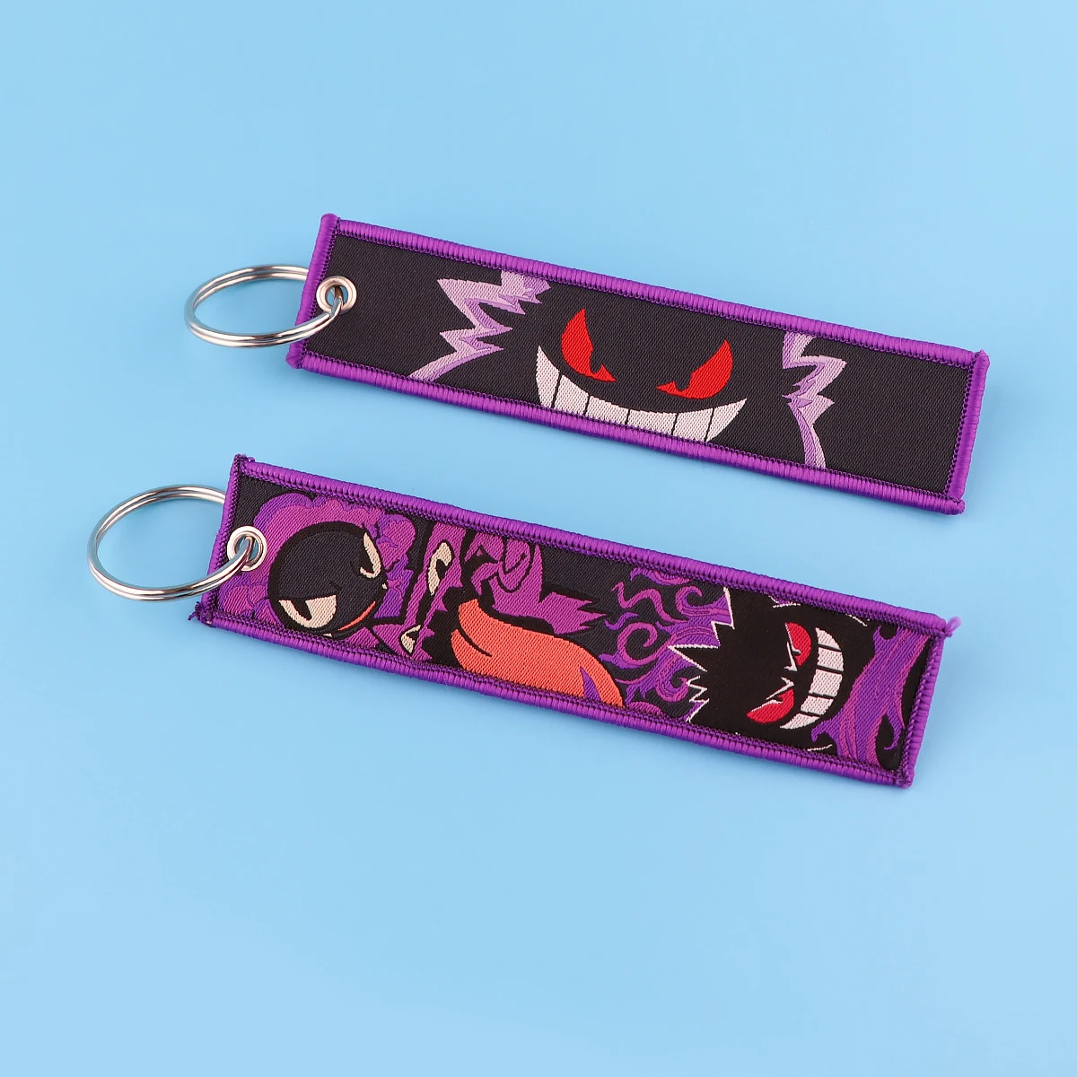 Gengar Cute Key Tag Anime Keychain for Car Motorcycles Keys Holder Keyring Women Men Fashion Jewelry Accessories Gifts 1PCS image 6
