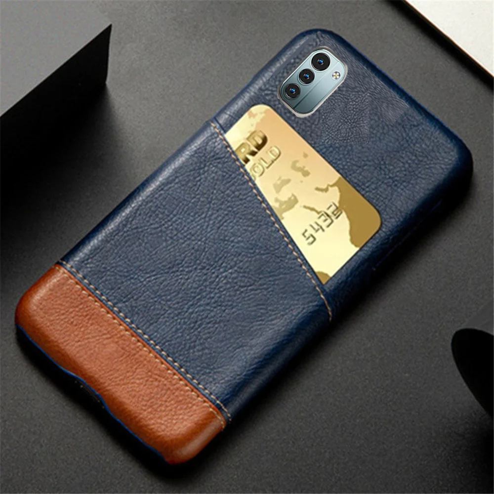 G21 For Nokia G21 Case G11 Mixed Splice PU Leather Credit Card Holder Cover for Nokia G11 G21 Case G 21 2022 Fundas for NokiaG21