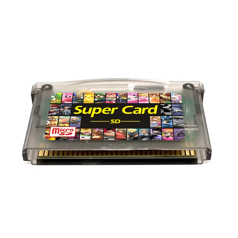 NEW Supercard GBA For GB/GBA/SP GBM Supercard Mini SD Card IDS NDS NDSL GBASP Adapter Game Cartridge