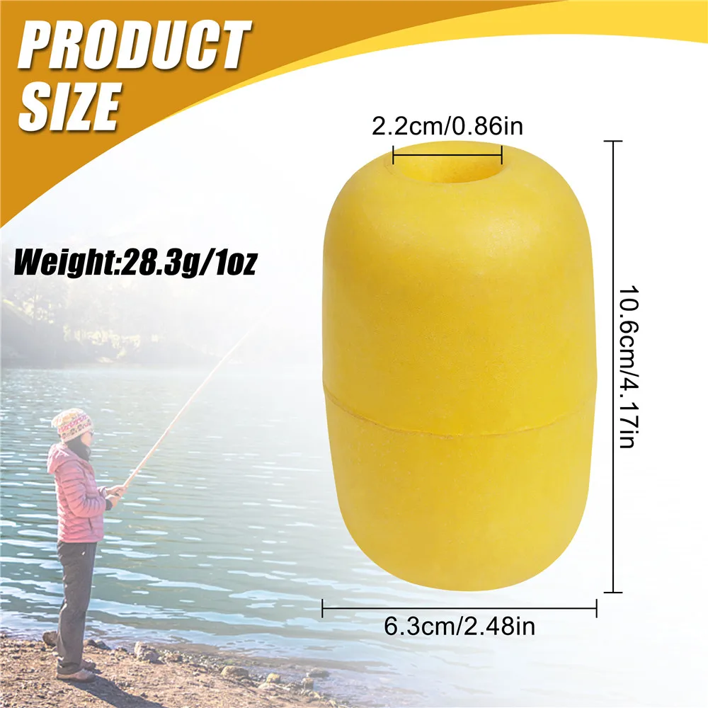 2PCS Fishing Net buoy float Deep Water Foam Floats Crab Pot Markers Drift Anchor Rope Floating Buoy for Fishing tackle