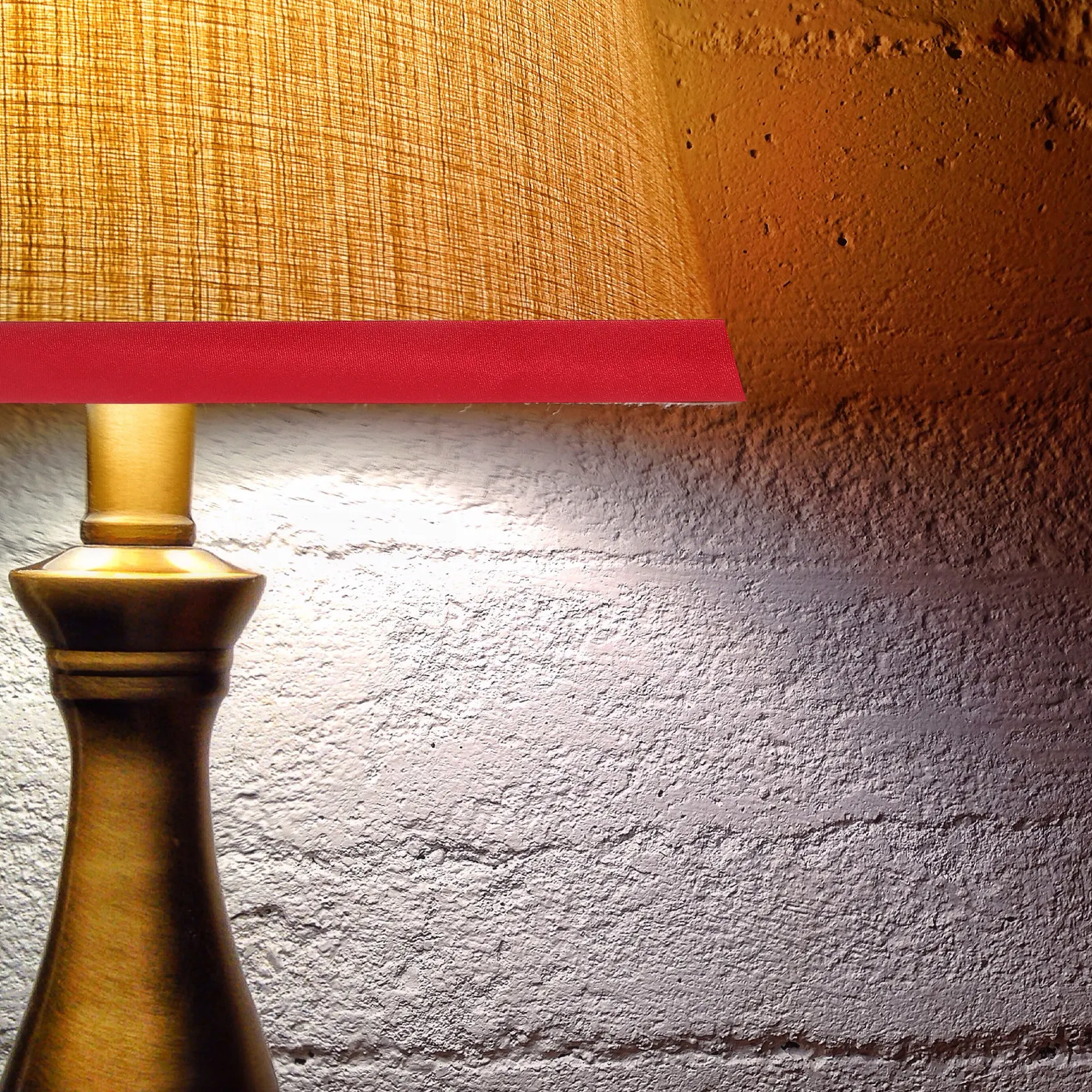 Self Adhesive Lamp Shade Trim Tape 1 Roll Flexible Fabric Edging Strip for DIY Lampshade Decoration Table and Floor Lamps