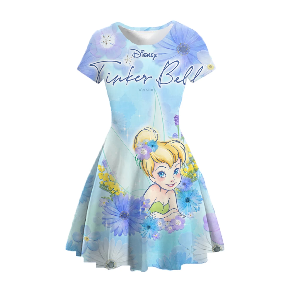 Disney Wonderful Fairy Series Print cute Elegant splendida vita francese Slim snello Senior Sensory Birthday Party Dress