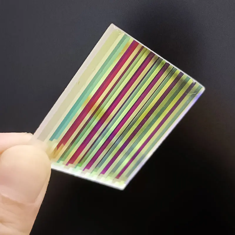 Defective Rectangle color prism K9 Optical Glass Art DIY Science Physics Research Teaching Light Spectrum prism 40x47x3mm 1pc