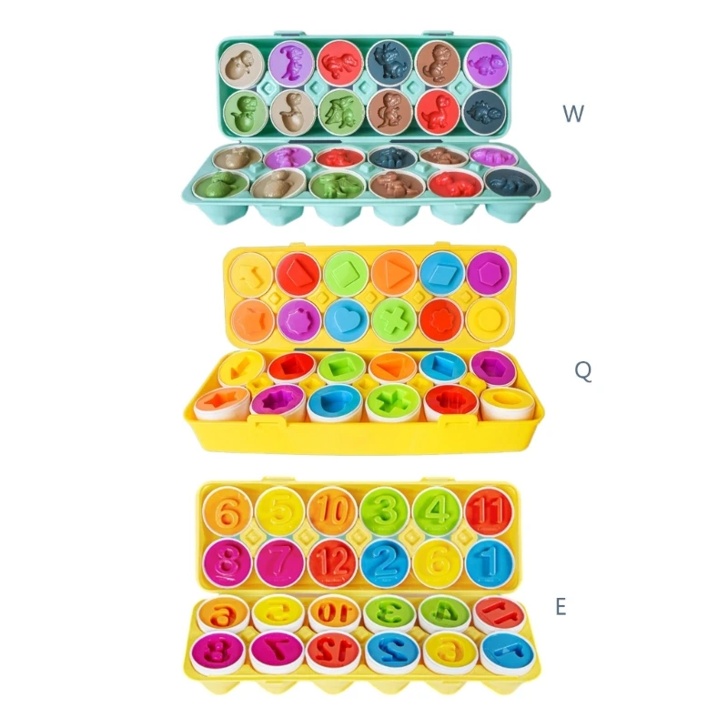 

Egg Puzzles For Toddlers Educational Learning Toy Colors & Drop shipping