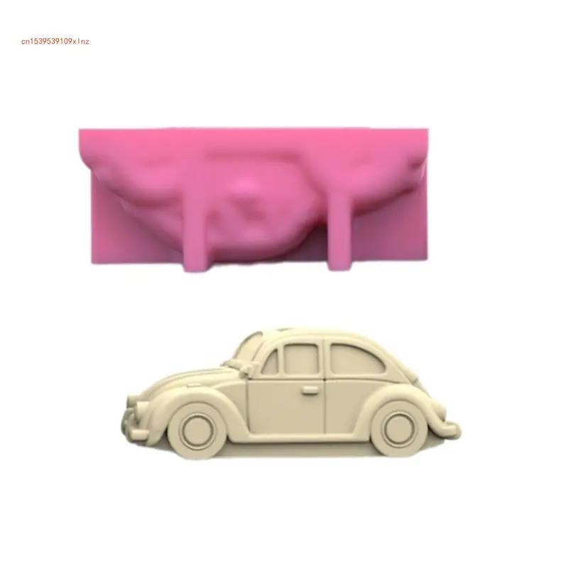 Unique Silicone Flowerpot Molds Car Shaped Vase Molds Holder Moulds for DIY Succulent Planters and Holder