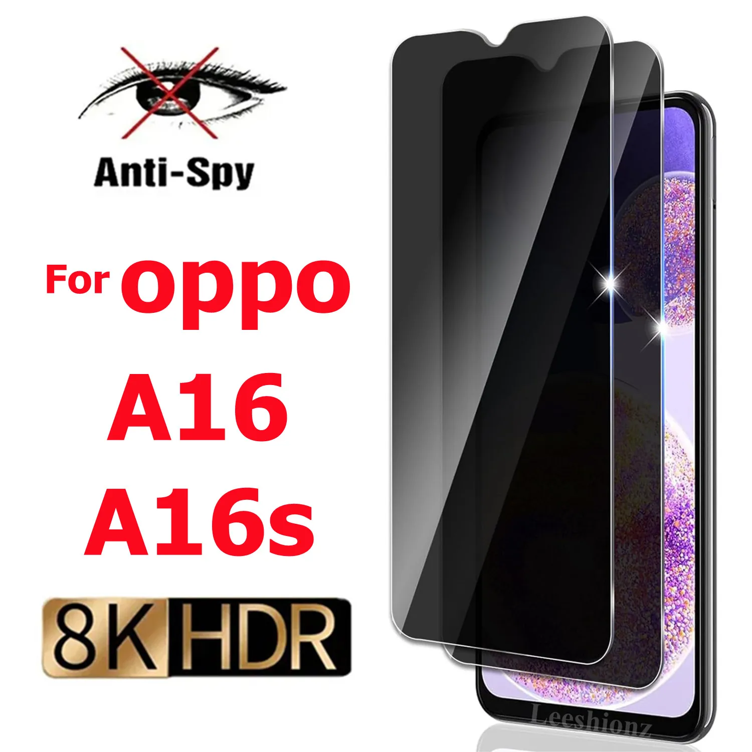 

For OPPO A16 A16s Privacy membrane Anti Spy Screen Protector Privacy Glass Film