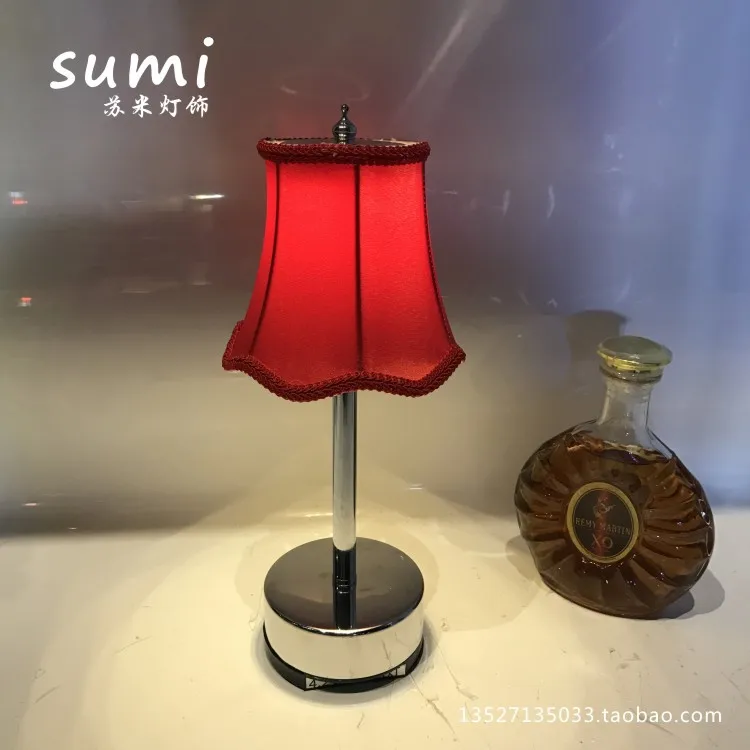 

LED bar charging desk lamp creative personality waterproof table candlestick music clear bar cafe service desk