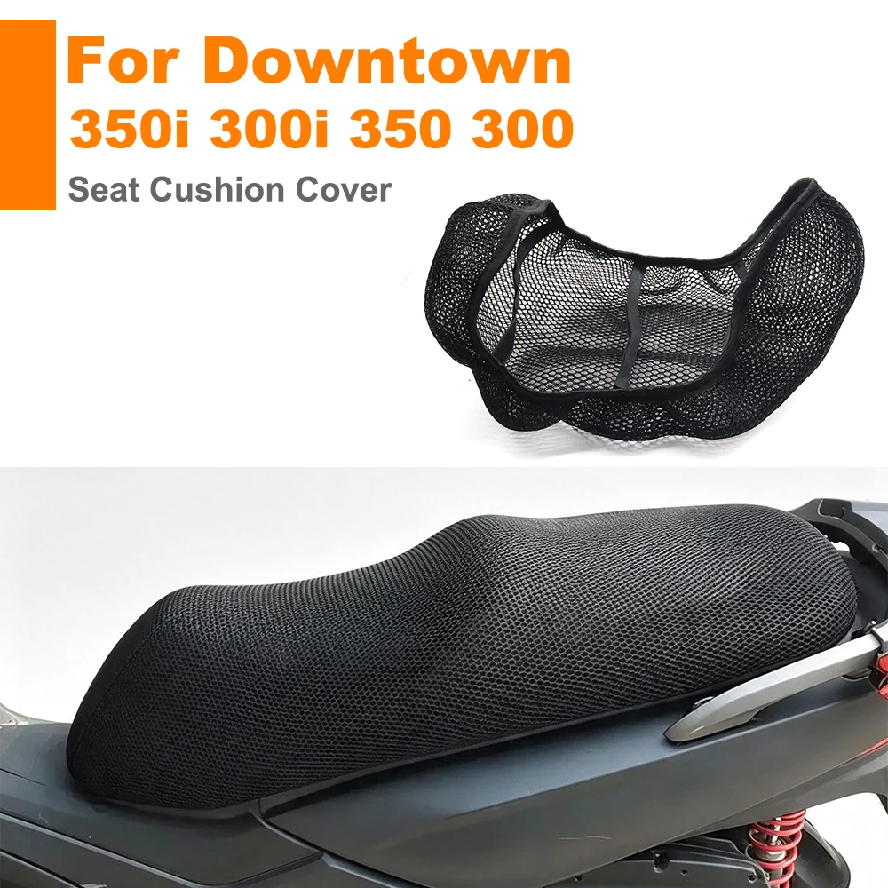 For KYMCO Downtown 350i 300i 350 300 200 Motorcycle Protecting Cushion Seat Cover Breathable Comfortable 3D Mesh Seat Cover