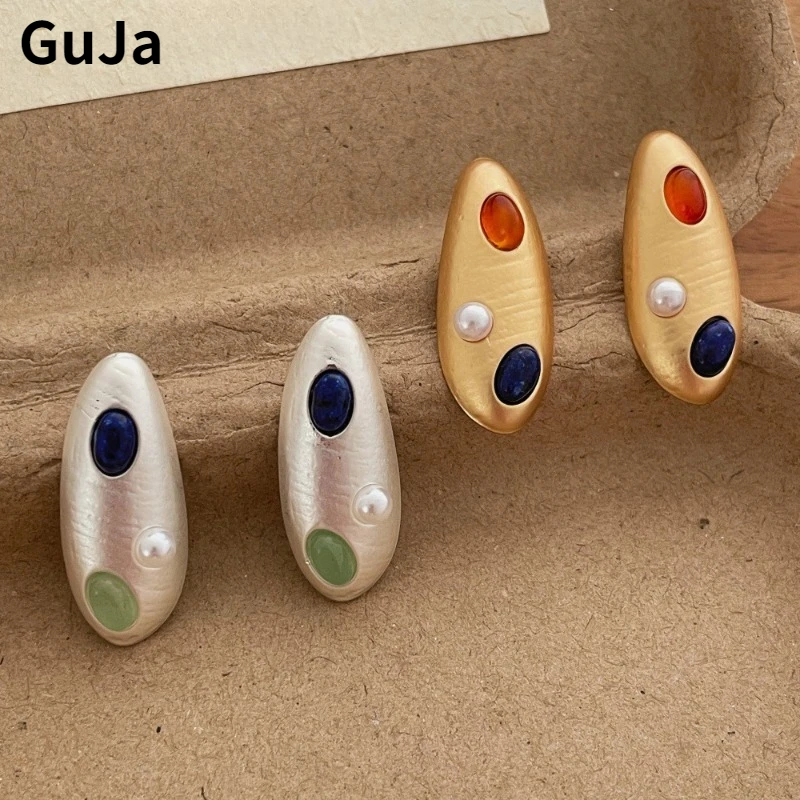 Fashion Jewelry European and American Design Pretty Irregular Metal Earrings For Women Party Gifts Hot Selling Accessories