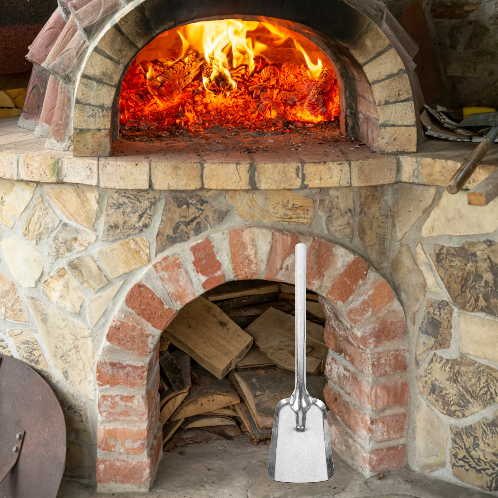 

4Pcs Sturdy Coal Ash Spatulas Professional Fireplace Accessories Waterproof Easy Ash Spatula