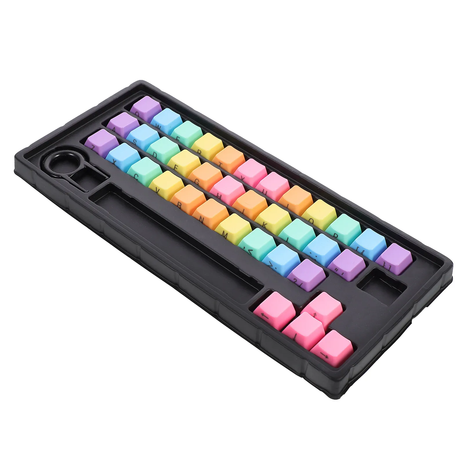 1Set Mechanical Keyboard Keycaps ABS Material Lightweight Portable Keycap Set for DIY Home Office Gaming Protect Keys Wear Crack