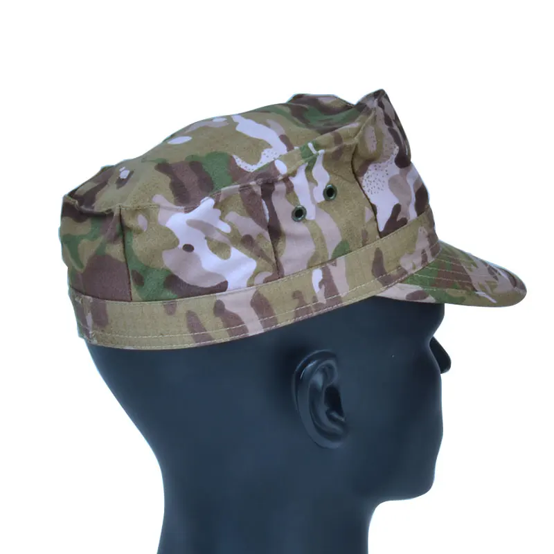 Tactifans Octagon Camouflage Hat Tactical Cap RipStop Nylon Hat Sport Outdoor Hunting Tactical Gear Free Size