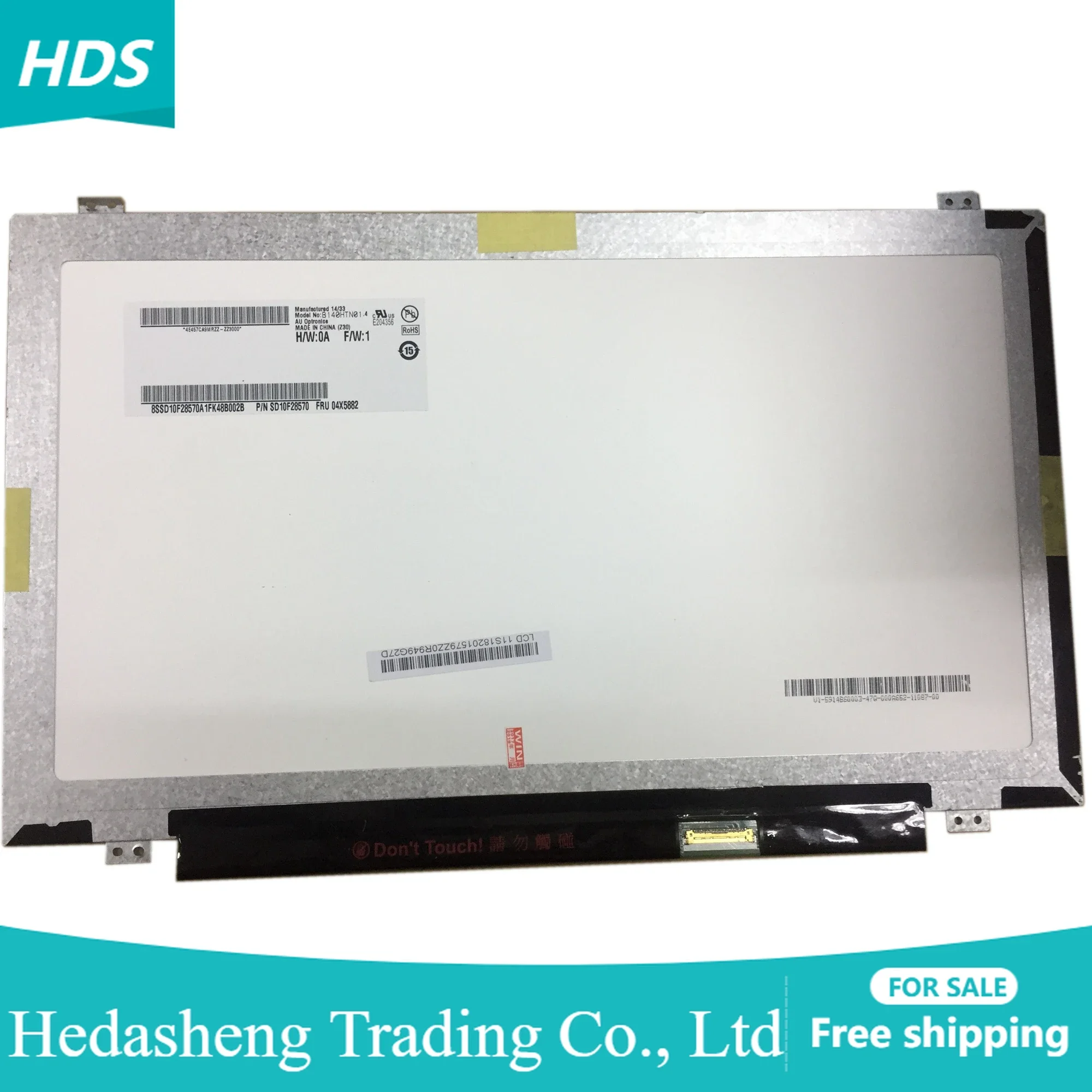 B140HTN01.4 fit 14.0''Inch HB140FH1-301 401 B140HTN01.2 N140HGE-EAA/ A1/ BA 30 pins EDP 1920X1080 LCD SCREEN Laptop