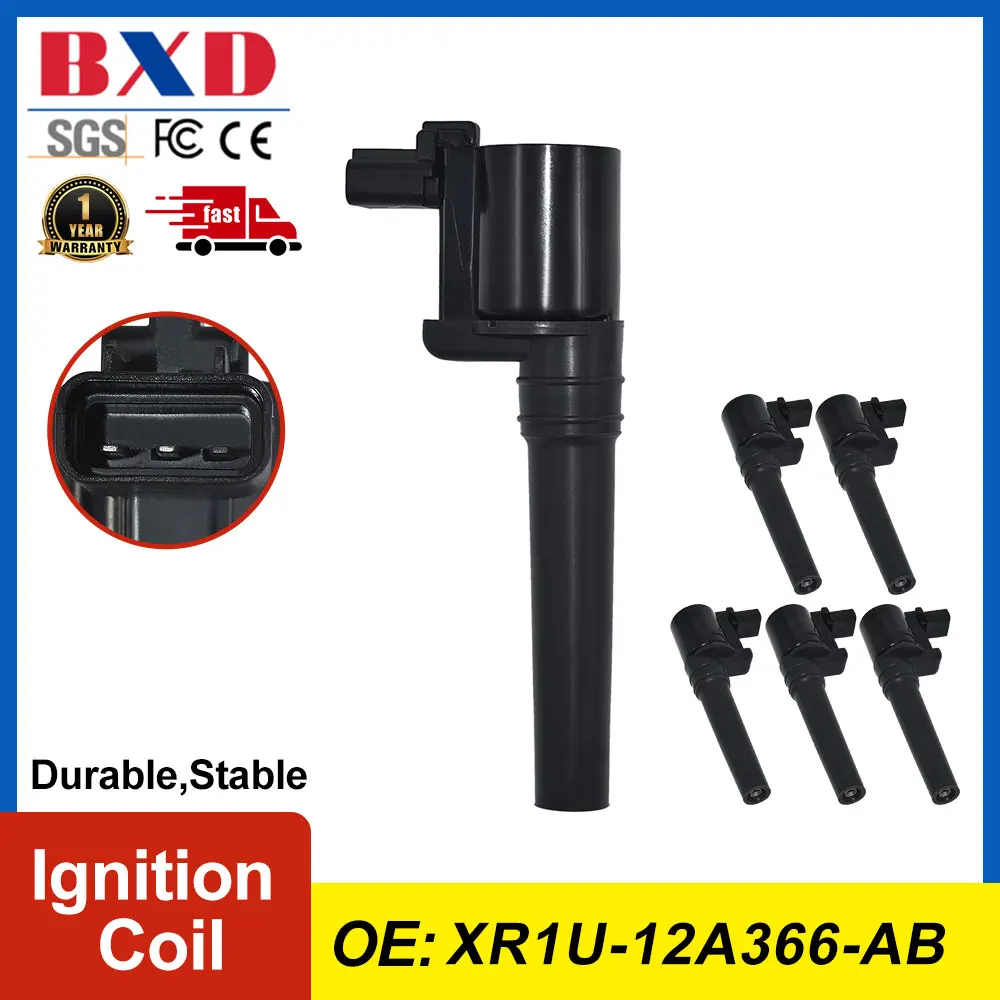 

1/6PCS Ignition Coil XR1U-12A366-AB XR1U12A366AB For Aston Martin DB7 DB9 V6 V8 V12 3.2L 4.2L 6.0L 1994