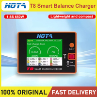 HOTA T8 650W 22A XT60 1-8S/T6 XT60/PD Dual Input Intelligent Charger Checker for a wide range of devices