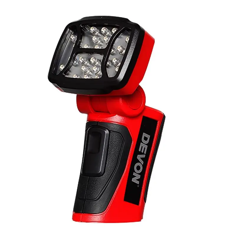 DEVON 5506 Baterai Lithium 12V Senter Multifungsi Lampu Kerja LED Portabel Luar Ruangan Lampu Perbaikan Tanpa Baterai dan Pengisi Daya