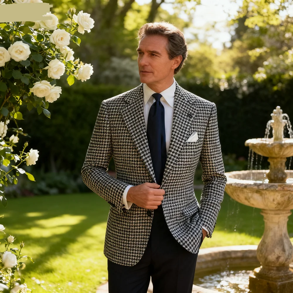 

Men's Solid Style Blazer Smart Casual Wedding Business Tuxedo Jacket Formal Best Man Dress Suit Jacket