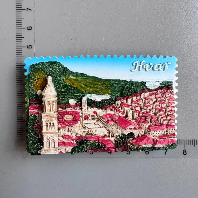 Kroatien Kühlschrankmagnete Dubrovnik Zagreb Split Trogir Hvar Vodice Rabac Pula Rovinj Vrsar Touristensouvenirs Kühlschrankmagnete